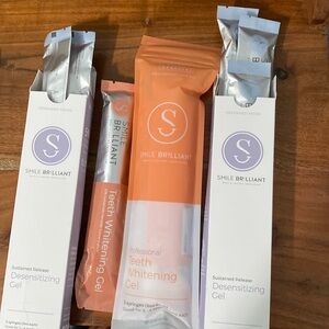 Smile Brilliant Professional Teeth Whitening Gel and Desensitizing Gel